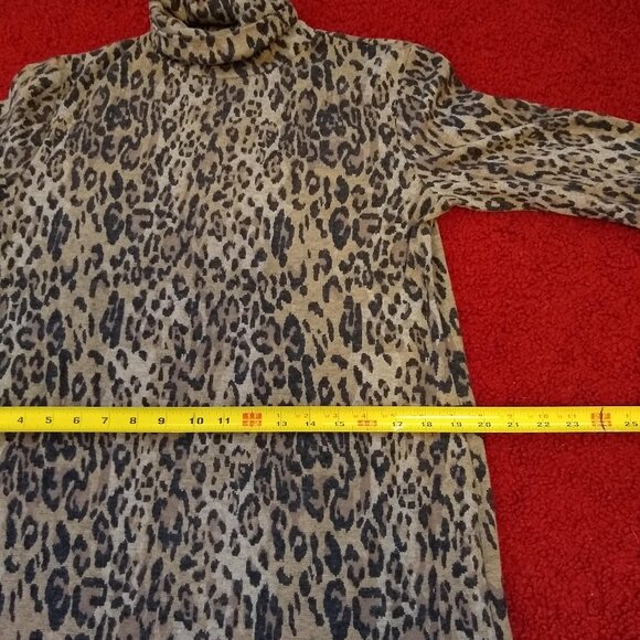 Zara fine knit jacquard mock neck sweater dress - Picture 6 of 8